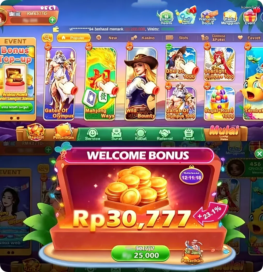 komedi77 Resmi - Unduh APK